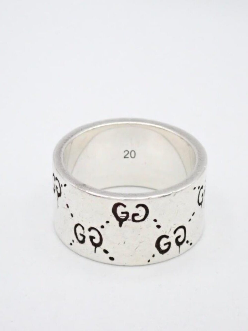 Gucci Ghost Ring 925 Size ~9 - Picture 2 of 3